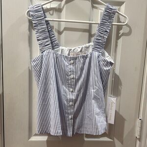 Striped Sleeveless Top